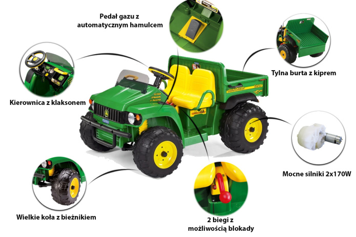 Auto na akumulator JOHN DEERE GATOR